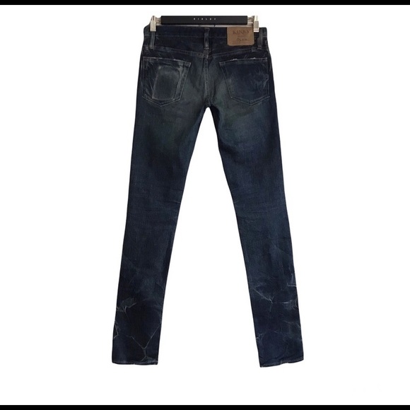 Hysteric glamour denim acid wash jeans studded - Picture 2 of 11